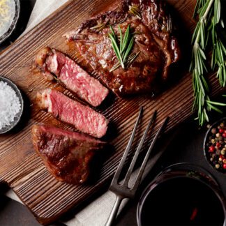 Rib-eye steak boneless SZR Organic grass-fed .70-.80 lbs